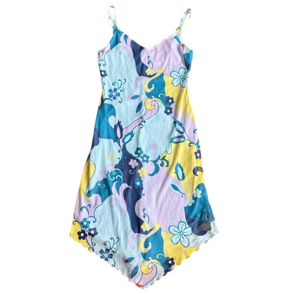 Y2K Floral Dress - Multicolor